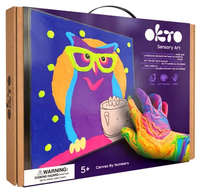 Obrázok produktu pre Penová hlina Okto Owl 20003 Viacfarebná 30,5 x 42 x 5 cm