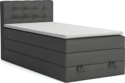 Produktbild von Boxspringbett JOEL 90x200 inkl. Topper für Jugendliche Jugendbett, H3 H4