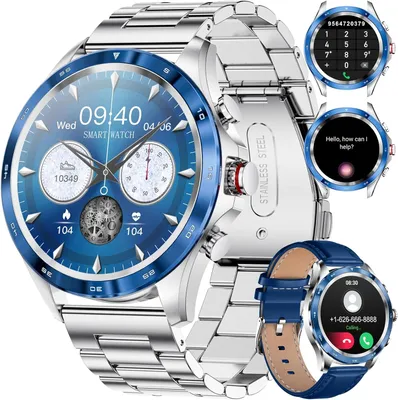 Produktbild von LIGE Smartwatch Herren 1.32'' Bluetooth Anrufe Fitness Tracker 20 Sportmodi IP68 Wasserdicht Herzfrequenz Schlafmonitor mit App-Benachrichtigungen