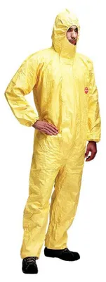 Image de Combinaison de protection Dupont type 3/4/5/6 Tychem 2000 C, jaune, taille unisexe : 3XL