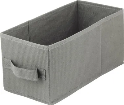 Image de Lavita Storage Box | Boîtes de rangement pliables 15 x 31 x 15 cm | Organiseur de tiroirs Box| Systèmes de rangement pour vêtements | Rangement et organisation des vêtements | gris foncé | 1 pièce