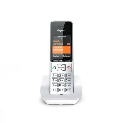 Produktbild von Gigaset SIECOMFORT501W Dect-Telefon (Anruferidentifikation, silberweiß)
