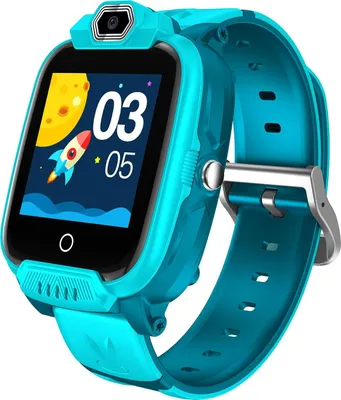Productafbeelding van Canyon Smartwatch voor kinderen, model Jondy KW-44, groen, met 4G, LBS en WiFi-tracking, retailverpakking