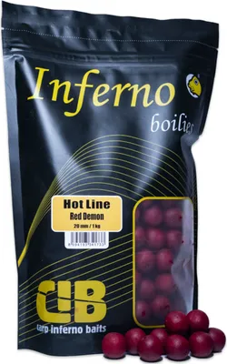 Zdjęcie produktu dla Carp Inferno Boilies Hot Line 1 kg 20 mm red demon