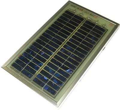 Produktbild von 6V/12V Solarpanel 3W mit div. Ladekabeln 175x290mm #932