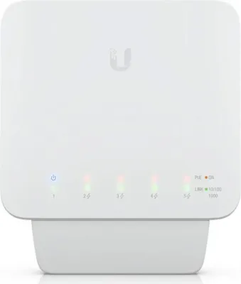 Zdjęcie produktu dla Ubiquiti UniFi USW‑FLEX, Zarządzany, L2, Gigabit Ethernet (10/100/1000), Pełny dupleks, Obsługa PoE, Montaż naścienny / rzutowanie na sufit