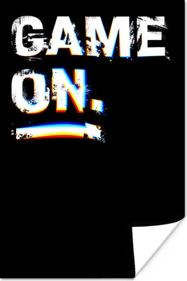 Produktbild von MuchoWow® Poster Spiele - Spiel - Sprichwörter - Zitate - Game on 20x30 cm - Papierdruck