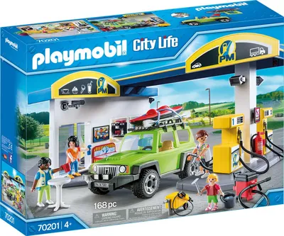 Produktbild von PLAYMOBIL City Life 70201 Große Tankstelle