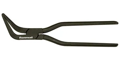 Produktbild von FORMAT Falzzange 90 Grad, gebogen, Länge:270 mm, Form:45° gebogen, Maulbreite:60 mm