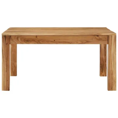 Image de vidaXL Table basse 80x80x40 cm en bois massif d'acacia