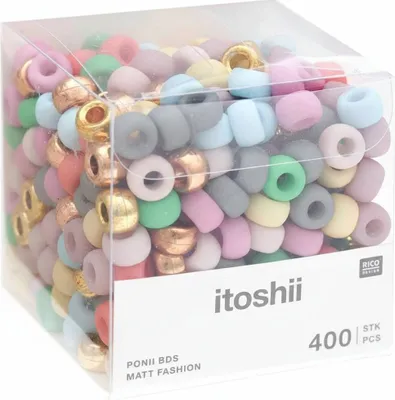 Produktbild von itoshii Perlenmix "Ponii Beads" Matt Fashion