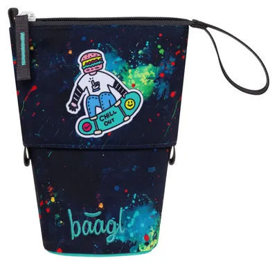 Productafbeelding van Baagl pennenetui, etui voor kinderen, school, pennenhouder - Chill