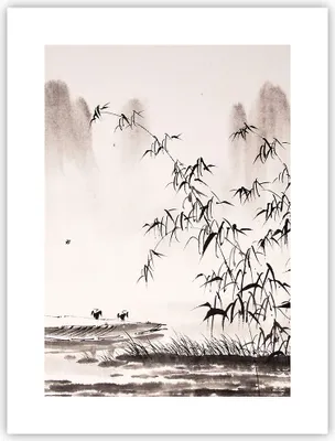 Produktbild von Poster - Poster ohne Rahmen - Bambus schwarz China - 30x40 cm - Wand Bild - Wanddeko - Wandbilder - Kunstposter - Wandposter - Bilder - Kunstdruck - Wanddekoration - Wandbild - P2XPA30x40-3116