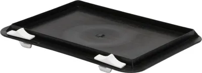 Zdjęcie produktu dla Czarna pokrywa do skrzynki o wymiarach 600x400 mm