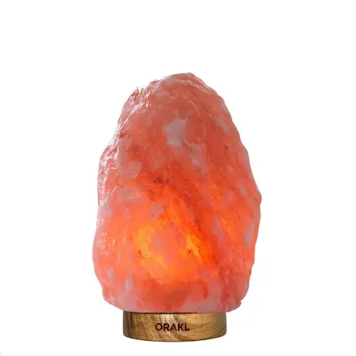 Produktbild von Orakl® - Dimmbare Salzlampe Aura - 6-8 KG - 100% echtes Salz - Salzkristall-Lampe - Salzstein