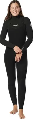 Produktbild von Rip Curl D/patrol 4/3 Mm Neoprenanzug Mit Langem Arm Und Reißverschluss Am Brustkorb Für Damen Schwarz 4 Damen Schwarz 4
