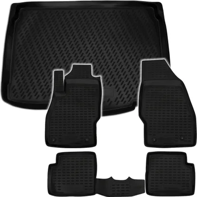 Produktbild von Gummi Kofferraumwanne + Fußmatten Set für Opel Corsa E, Bj. 2014-2019