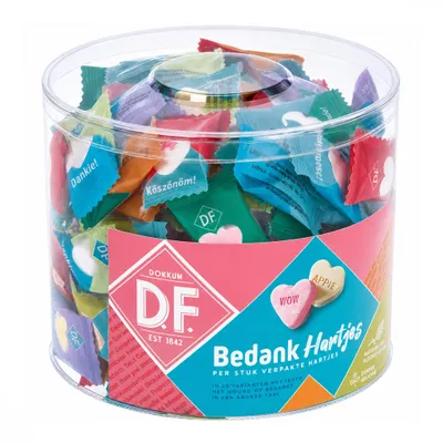 Produktbild von D.F. | Dankeschön-Herzen | 200 Stück | Umkarton 6x