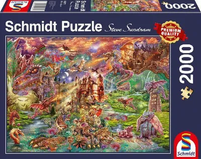 Produktbild von Der Schatz der Drachen Puzzle 2.000 Teile