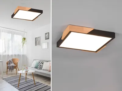 Produktbild von TRIO META – R67191132, 1 Glühbirne(n), LED, 2400 lm, IP20, Schwarz