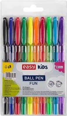 Zdjęcie produktu dla Długopisy Fun 10 kolorów EASY