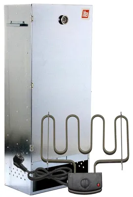 Produktbild von ITA Elektrischer Räucherofen 7004 - Premium XL Räucherschrank aus Edelstahl mit Elektroheizung - 111 cm - Qualität  EU - Direkt vom Hersteller