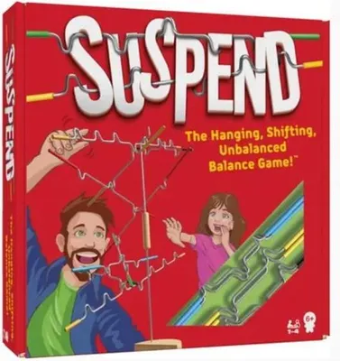 Produktbild von Balance Spiel Suspend, Geschicklichkeitsspiel, 1-4 Spieler, Ab 6 Jahren, 15 Minuten Spielzeit, 24 farbige Stäbe