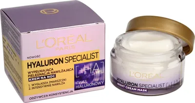Produktbild von L´Oréal Paris Hyaluron Specialist Replumping Moisturizing Care Night Cream 50 ml