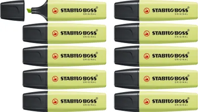 Image de STABILO Boss Original Pastel Marker 1 pièce(s) burin citron vert