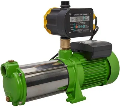Produktbild von CHM GmbH® Kreiselpumpe Gartenpumpe Edelstahl 5400 L/h und  6,5 Bar mit Druckschalter EPC 12 einstellbar
