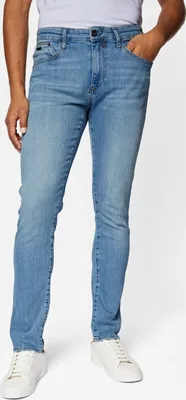 Produktbild von mavi Slim Fit Jeans Basic Stretch Skinny Pants Tapered Denim Hose YVES Größe: 38W / 34L