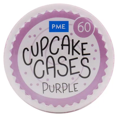 Zdjęcie produktu dla PME Cake - Papilotki do babeczek fioletowe 60 sztuk