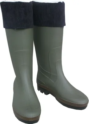 Produktbild von Gummi Gartenstiefel PVC Arbeitsstiefel mit warmen, herausnehmbarem Innenteil Regenstiefel PVC Stiefel robuste Sohle, europ. Produkt in 41