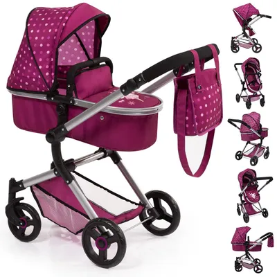 Immagine prodotto di Bayer Design Vario combi carrozzina per bambole carrozzina sportiva bordea