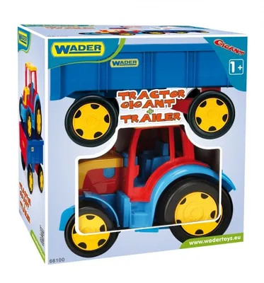 Obrázek produktu pro WADER - Gigant traktor s vlekem