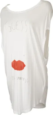 Zdjęcie produktu dla Sukienka damska GUESS, krótka, sukienka plażowa, sukienka maxi, koszulka plażowa, numer artykułu FN9D23 JES47, rozmiar ITA 40 – USA XS – UK XS – F 38 – EU XS, 100% wiskoza
