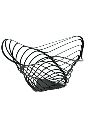 Produktbild von Alessi - Trinity Zitruskorb, schwarz, 33 cm