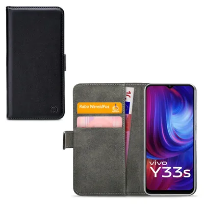 Zdjęcie produktu dla Mobilizepoliuretan Leather Book Case Black Vivo Y33S