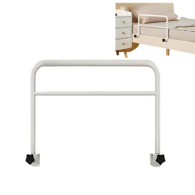 Produktbild von Bettgitter 46×30cm – Absturzsicherung Bett, stabiler Handlauf, für Studentenwohnheim, Schwangere, Kinder, Senioren (Weiß)
