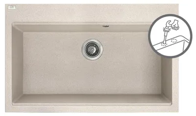 Productafbeelding van Kuchinox TAU wastafel, graniet SBT_4108