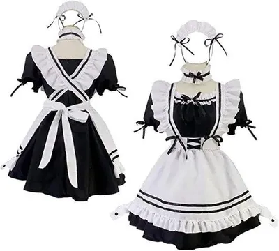 Produktbild von Weibliches Anime-Mädchen-Cosplay-Kostüm-Set für Feiern und Halloween-Partys
