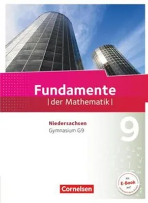 Produktbild von Fundamente der Mathematik 9. Schuljahr - Gymnasium Niedersachsen - Schülerbuch