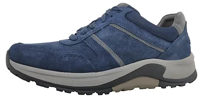 Image de Pius Gabor : Chaussures de ville pour hommes, chaussures à lacets, modèle sportif, couleur bleu, style décontracté