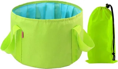Produktbild von Opvouwbare Camping-Wasbak, 15 l, Wasserbehälter, grün