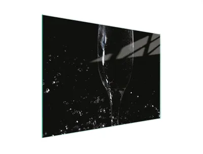 Obrázek produktu pro Krájecí deska Krycí deska na sporák Multiglass krájecí deska 30x22 cm Černé sklo