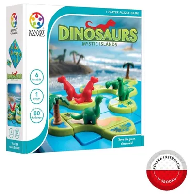 Obrázok produktu pre SmartGames Dinosaurs Mysterious Islands, 6 rok / roky, Viacfarebný