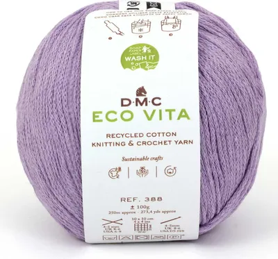 Produktbild von DMC Eco Vita – Garn aus 80 % recycelter Baumwolle & 20 % recycelten Fasern, 388, (Farbe 136)