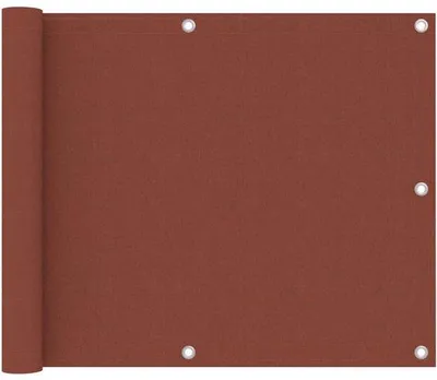 Image de Store de balcon en terre cuite, 75 x 500 cm, tissu Oxford – résistant aux UV et au vent