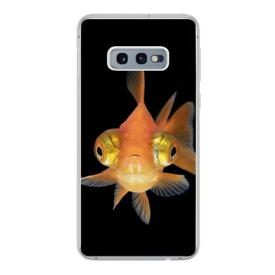 Produktbild von MuchoWow® Handyhülle Schutzhülle Hülle für Samsung Galaxy S10e Goldfisch - Meerestiere - Augen Silikon Softcase Handy Hülle - Handy