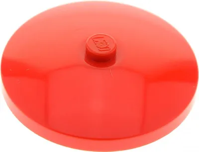 Produktbild von 1x Lego Sat Radar Schüssel 4x4 rot Schirm Schild 8416 6776 10024 710 3960 30065